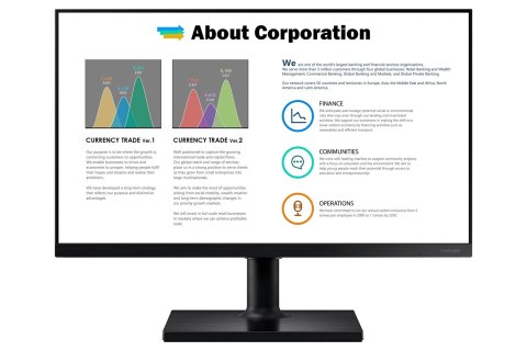 Samsung MONITOR SAMSUNG LED 24" LF24T450FZUXEN Samsung MONITOR SAMSUNG LED 24" LF24T450FZUXEN