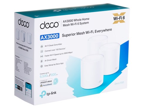 TP-LINK System mesh TP-LINK DECO X50(3-PACK) TP-LINK System mesh TP-LINK DECO X50(3-PACK)