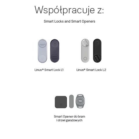 Yale Klawiatura do inteligentnego zamka Linus Yale Smart Keypad 2 z czytnikiem linii papilarnych Yale Klawiatura do inteligentnego zamka Linus Yale Smart Keypad 2 z czytnikiem linii papilarnych