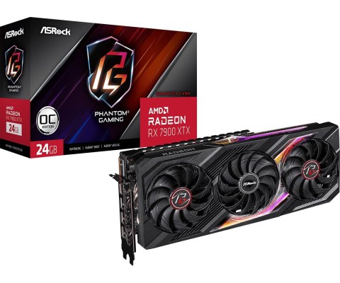 Asrock Karta graficzna ASRock Radeon RX 7900 XTX Phantom Gaming 24GB OC (WYPRZEDAŻ) Asrock Karta graficzna ASRock Radeon RX 7900 XTX Phantom Gaming 24GB OC (WYPRZEDAŻ)