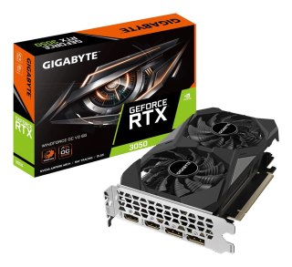Gigabyte Karta graficzna Gigabyte GeForce RTX 3050 WINDFORCE OC 6GB (WYPRZEDAŻ)