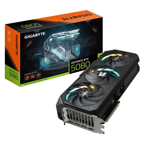 Gigabyte Karta graficzna Gigabyte GeForce RTX 5080 Gaming OC 16GB GDDR7 Gigabyte Karta graficzna Gigabyte GeForce RTX 5080 Gaming OC 16GB GDDR7