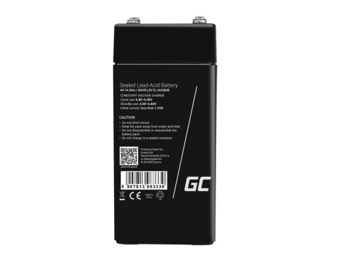 Green Cell GREEN CELL AKUMULATOR ŻELOWY AGM36 4V 4.5AH Green Cell GREEN CELL AKUMULATOR ŻELOWY AGM36 4V 4.5AH