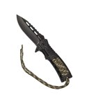 MIL-TEC Nóż składany Mil-Tec Paracord z krzesiwem - Camo