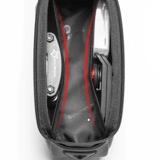 Rockbros Sakwa rowerowa Rockbros B68-1 na ramę pancerna z kieszonką na telefon 1.7l - czarna