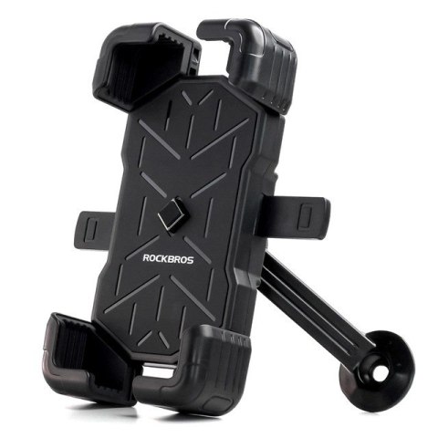 Rockbros Uchwyt na telefon Rockbros 25210030007 do motocyklu - czarny Rockbros Uchwyt na telefon Rockbros 25210030007 do motocyklu - czarny