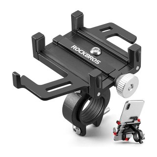 Rockbros Uchwyt rowerowy Rockbros 699-BK ze stopu aluminium do telefonu - czarny