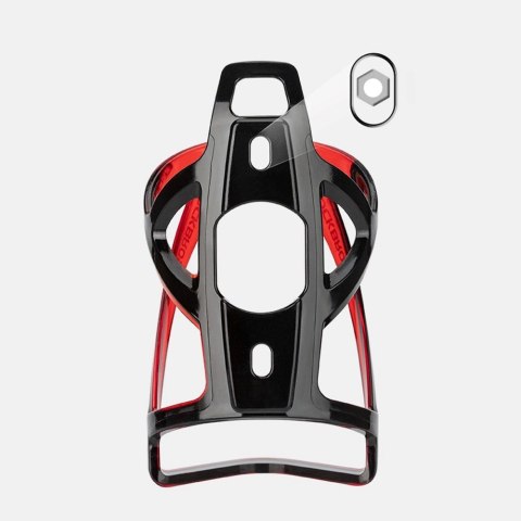 Rockbros Uchwyt rowerowy Rockbros FK338 na bidon - czarno-czerwony Rockbros Uchwyt rowerowy Rockbros FK338 na bidon - czarno-czerwony