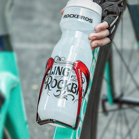 Rockbros Uchwyt rowerowy Rockbros FK338 na bidon - czarno-czerwony Rockbros Uchwyt rowerowy Rockbros FK338 na bidon - czarno-czerwony