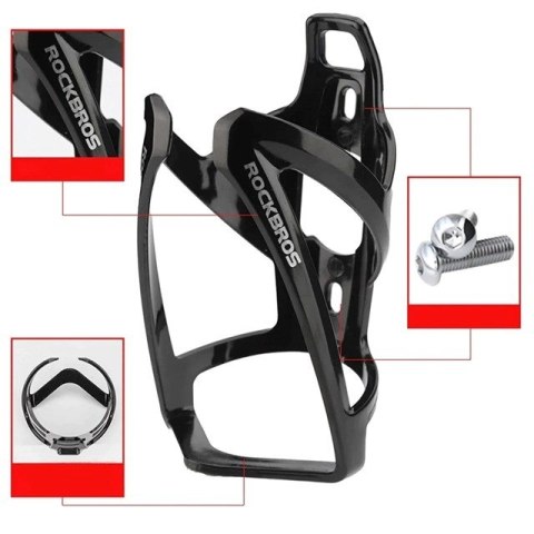 Rockbros Uchwyt rowerowy Rockbros FK338 na bidon - czarny Rockbros Uchwyt rowerowy Rockbros FK338 na bidon - czarny