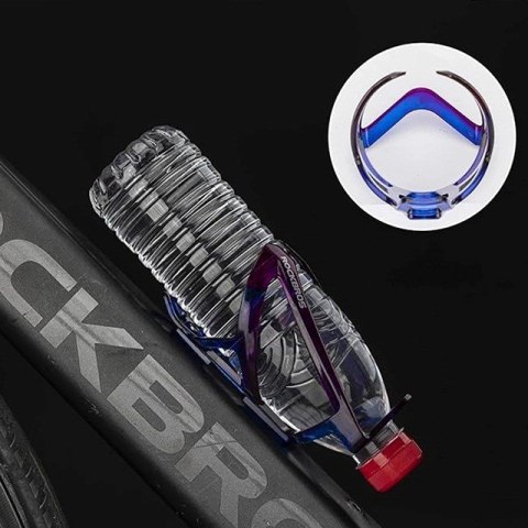 Rockbros Uchwyt rowerowy Rockbros FK338 na bidon - niebiesko-fioletowy Rockbros Uchwyt rowerowy Rockbros FK338 na bidon - niebiesko-fioletowy