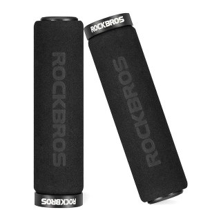 Rockbros Uchwyty rowerowe Rockbros BT1001BKBK z gąbki na kierownicę - czarne