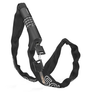 Rockbros Zapięcie rowerowe Rockbros 3230002001 na szyfr i klucz - czarne
