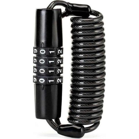 Rockbros Zapięcie rowerowe Rockbros T609 na szyfr 1,5m - czarne Rockbros Zapięcie rowerowe Rockbros T609 na szyfr 1,5m - czarne