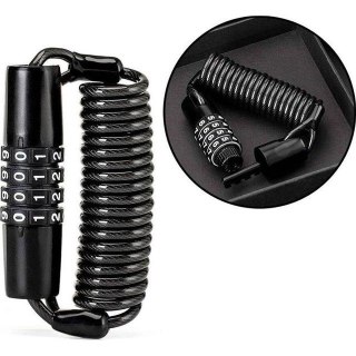 Rockbros Zapięcie rowerowe Rockbros T609 na szyfr 1,5m - czarne