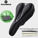 Rockbros Żelowy pokrowiec na siodełko rowerowe Rockbros LF047-B z silikonu rozmiar L - czarny