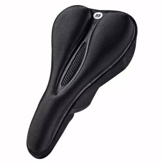 Rockbros Żelowy pokrowiec na siodełko rowerowe Rockbros LF047-S z silikonu rozmiar M - czarny