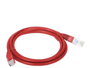 ALANTEC Patchcord UTP A-LAN KKU5CZE1 (RJ45 - RJ45 ; 1m; UTP; kat. 5e; kolor czerwony)