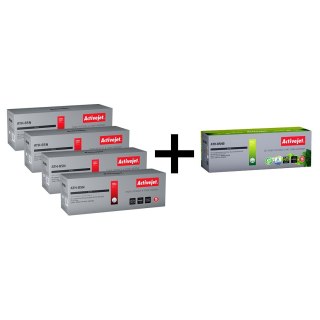 Activejet 4 x Activejet toner do HP 85A CE285A new ATH-85N + ATH-85NB BIO za 1zł!