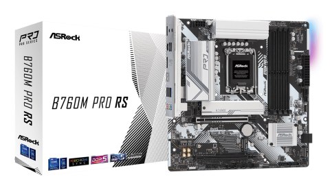 Asrock Płyta główna ASRock B760M PRO RS Asrock Płyta główna ASRock B760M PRO RS