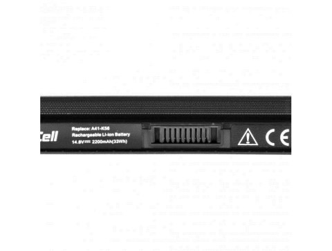 Green Cell GREEN CELL BATERIA AS47 DO ASUS A41-K56 2200 MAH 14.8V Green Cell GREEN CELL BATERIA AS47 DO ASUS A41-K56 2200 MAH 14.8V