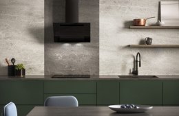 MAAN Okap MAAN Vertical Eco Duo Glass czarny front szkło 60 cm szer.