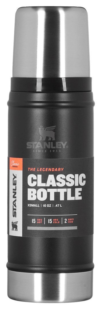 STANLEY Stanley termos LEGENDARY CLASSIC - MATTE BLACK 0,47L STANLEY Stanley termos LEGENDARY CLASSIC - MATTE BLACK 0,47L