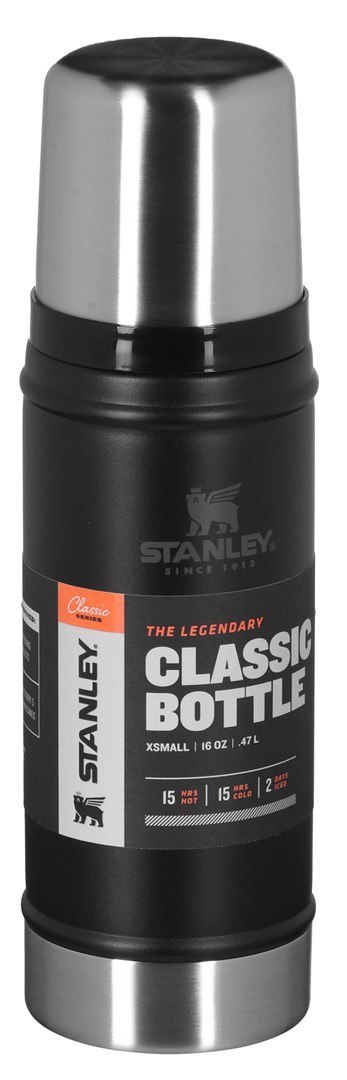 STANLEY Stanley termos LEGENDARY CLASSIC - MATTE BLACK 0,47L STANLEY Stanley termos LEGENDARY CLASSIC - MATTE BLACK 0,47L