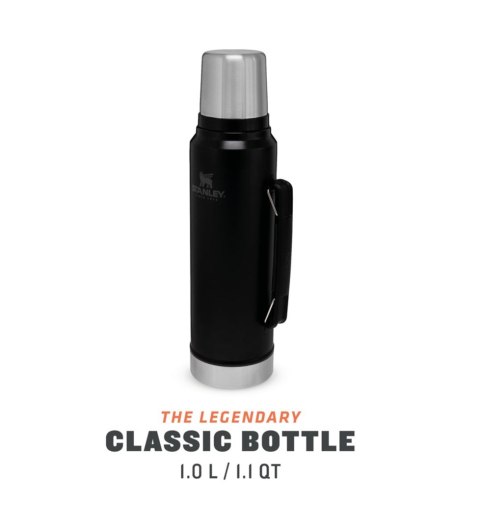 STANLEY Stanley termos LEGENDARY CLASSIC - MATTE BLACK 1L STANLEY Stanley termos LEGENDARY CLASSIC - MATTE BLACK 1L