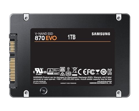 Samsung Dysk SSD Samsung 870 EVO 1TB MZ-77E1T0BW SATA Samsung Dysk SSD Samsung 870 EVO 1TB MZ-77E1T0BW SATA