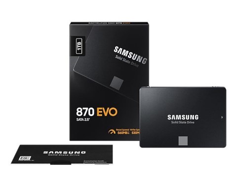 Samsung Dysk SSD Samsung 870 EVO 1TB MZ-77E1T0BW SATA Samsung Dysk SSD Samsung 870 EVO 1TB MZ-77E1T0BW SATA