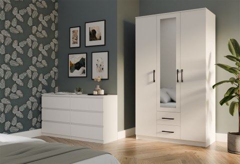 TOP E SHOP SZAFA ROMANA 120X205 BIAŁA Z LUSTREM TOP E SHOP SZAFA ROMANA 120X205 BIAŁA Z LUSTREM
