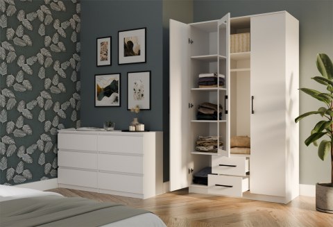 TOP E SHOP SZAFA ROMANA 120X205 BIAŁA Z LUSTREM TOP E SHOP SZAFA ROMANA 120X205 BIAŁA Z LUSTREM