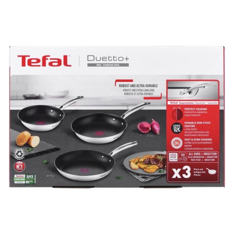 Tefal Zestaw 3 patelni TEFAL Duetto+ G732S334 20/24/28 cm Tefal Zestaw 3 patelni TEFAL Duetto+ G732S334 20/24/28 cm
