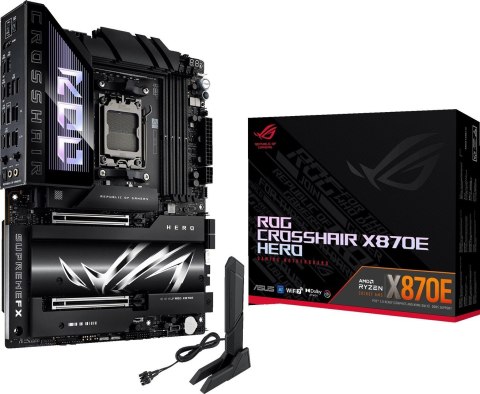 ASUS Płyta główna ASUS ROG CROSSHAIR X870E HERO ASUS Płyta główna ASUS ROG CROSSHAIR X870E HERO