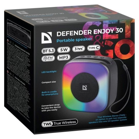 Defender DEFENDER GŁOŚNIK ENJOY 30 BLUETOOTH 5W Defender DEFENDER GŁOŚNIK ENJOY 30 BLUETOOTH 5W