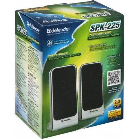 Defender DEFENDER GŁOŚNIKI SPK-225 4W 2.0 USB 65220 Defender DEFENDER GŁOŚNIKI SPK-225 4W 2.0 USB 65220