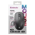 Defender DEFENDER MYSZ FEAM MM-296 RF SILENT CZARNA