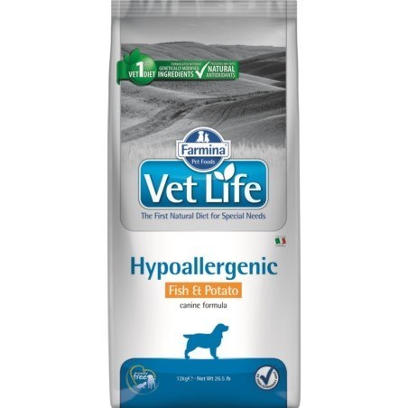 Farmina FARMINA Vet Life Hypoallergenic Fish & Potato Canine - sucha karma dla psa - 12 kg Farmina FARMINA Vet Life Hypoallergenic Fish & Potato Canine - sucha karma dla psa - 12 kg