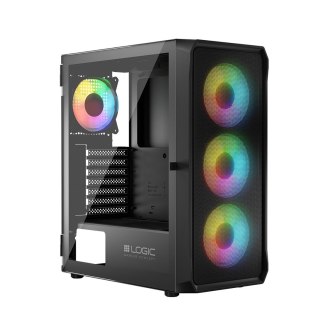 LOGIC LOGIC OBUDOWA LOGIC PORTOS ARGB MIDI USB 3.0 BLACK