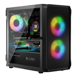 LOGIC LOGIC OBUDOWA PORTOS ARGB MINI USB 3.0 BLACK