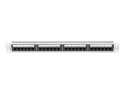 Lanberg LANBERG PATCH PANEL 24 PORT 1U 19" KAT.6A UTP SZARY PPUA-1024-S