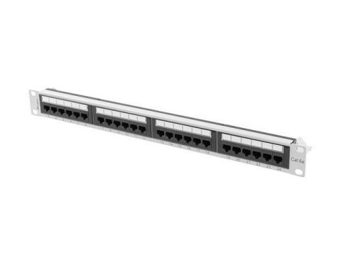 Lanberg LANBERG PATCH PANEL 24 PORT 1U 19" KAT.6A UTP SZARY PPUA-1024-S Lanberg LANBERG PATCH PANEL 24 PORT 1U 19" KAT.6A UTP SZARY PPUA-1024-S