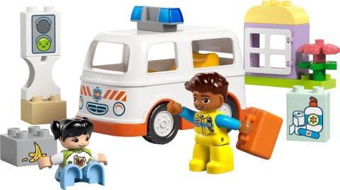 Lego LEGO DUPLO TOWN 10447 Karetka z kierowcą Lego LEGO DUPLO TOWN 10447 Karetka z kierowcą