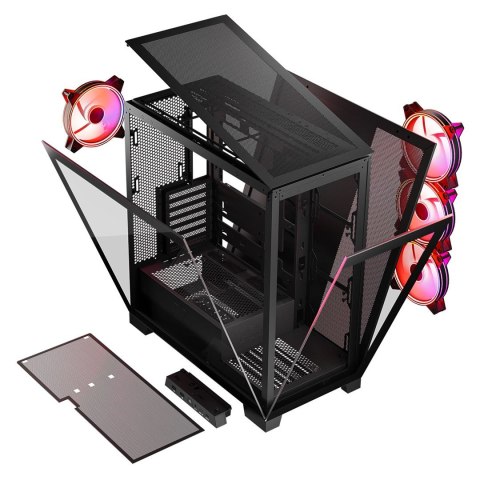MODECOM MODECOM OBUDOWA VOLCANO SPACE APEX ARGB MIDI CZARNA MODECOM MODECOM OBUDOWA VOLCANO SPACE APEX ARGB MIDI CZARNA