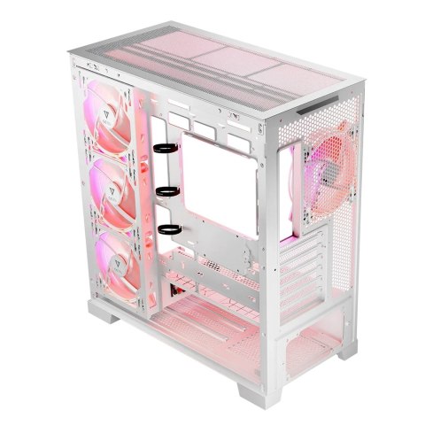MODECOM MODECOM OBUDOWA VOLCNO SPACE APEX ARGB MIDI WHITE MODECOM MODECOM OBUDOWA VOLCNO SPACE APEX ARGB MIDI WHITE