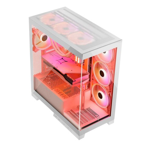 MODECOM MODECOM OBUDOWA VOLCNO SPACE APEX ARGB MIDI WHITE MODECOM MODECOM OBUDOWA VOLCNO SPACE APEX ARGB MIDI WHITE