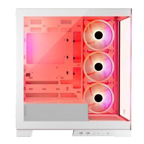 MODECOM MODECOM OBUDOWA VOLCNO SPACE APEX ARGB MIDI WHITE MODECOM MODECOM OBUDOWA VOLCNO SPACE APEX ARGB MIDI WHITE