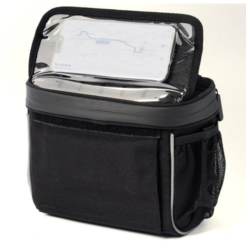 Wozinsky Wozinsky torba rowerowa na kierownicę torba rowerowa na ramię czarna (WBHBB-01) Wozinsky Wozinsky torba rowerowa na kierownicę torba rowerowa na ramię czarna (WBHBB-01)