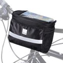 Wozinsky Wozinsky torba rowerowa na kierownicę z etui na telefon 2 l czarny (WBB12BK)
